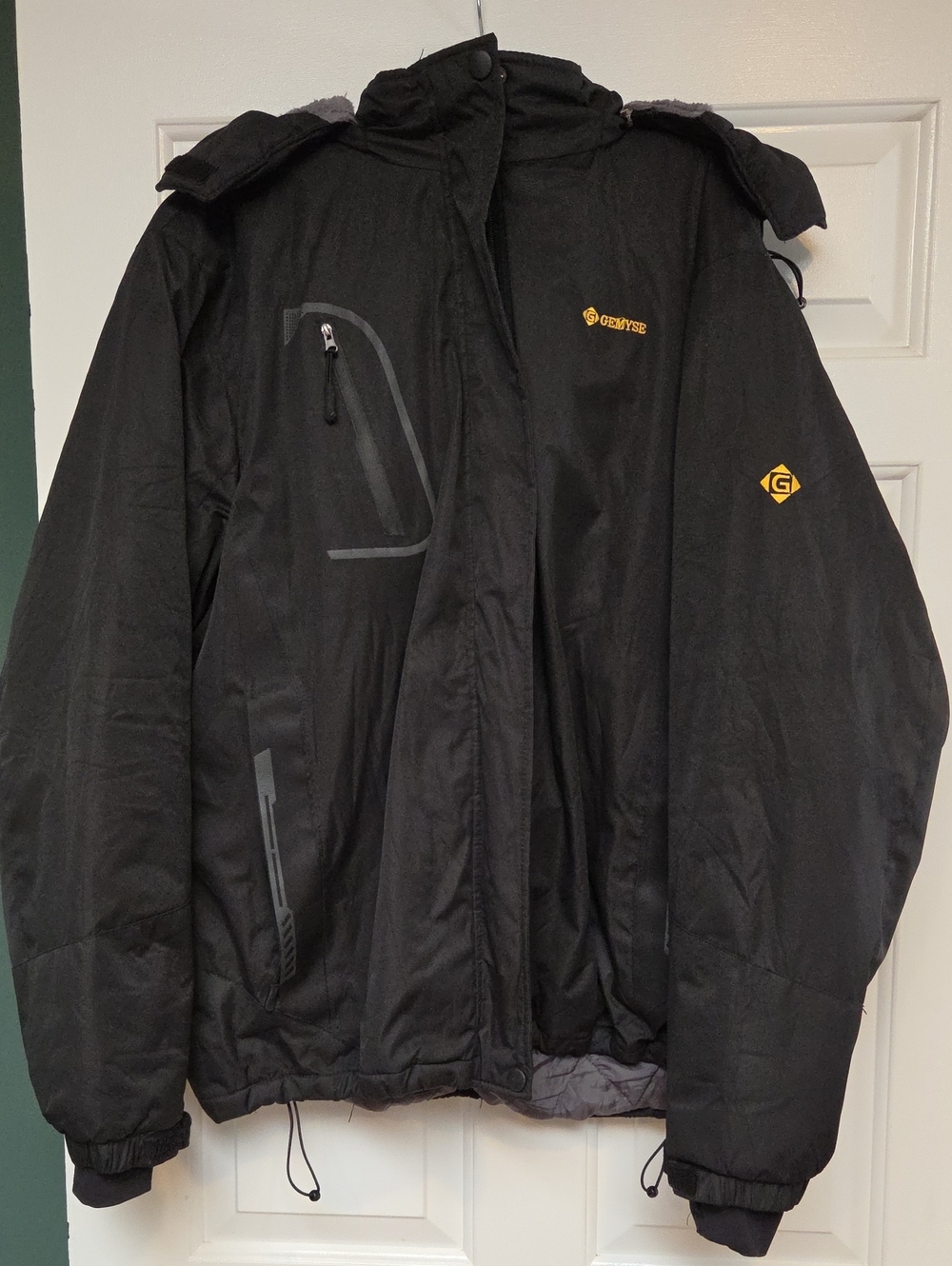 Womens Black Insulated Winter Jacket- Size 2xl
